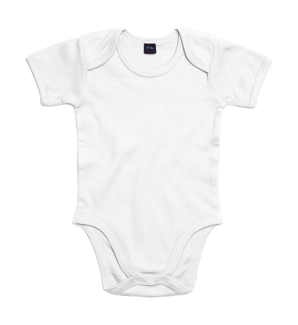 Baby Bodysuit White Blanc, à personnaliser avec le logo de votre club. Baby Bodysuit White Blanc