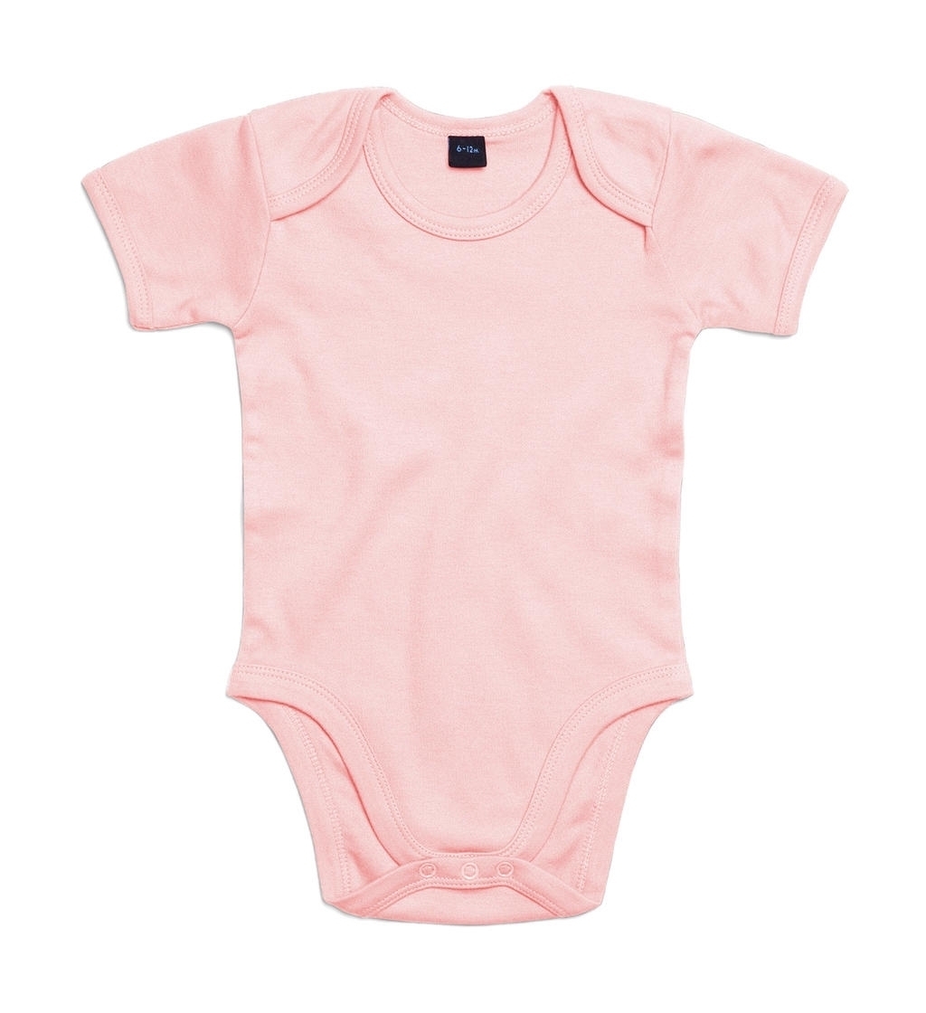 Baby Bodysuit Powder Pink Rose, à personnaliser avec le logo de votre club. Baby Bodysuit Powder Pink Rose