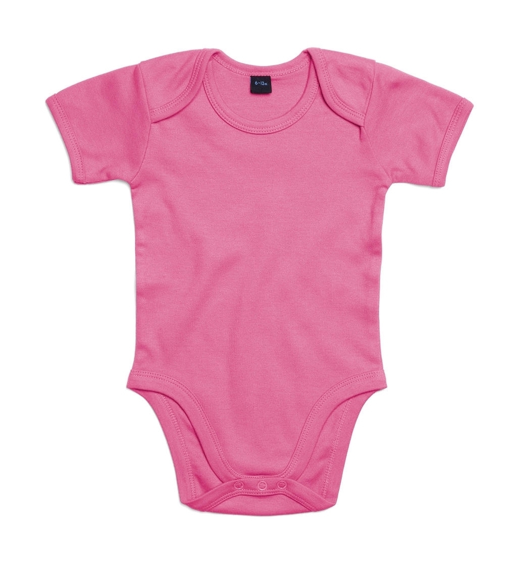 Baby Bodysuit Bubble Gum Pink Rose, à personnaliser avec le logo de votre club. Baby Bodysuit Bubble Gum Pink Rose