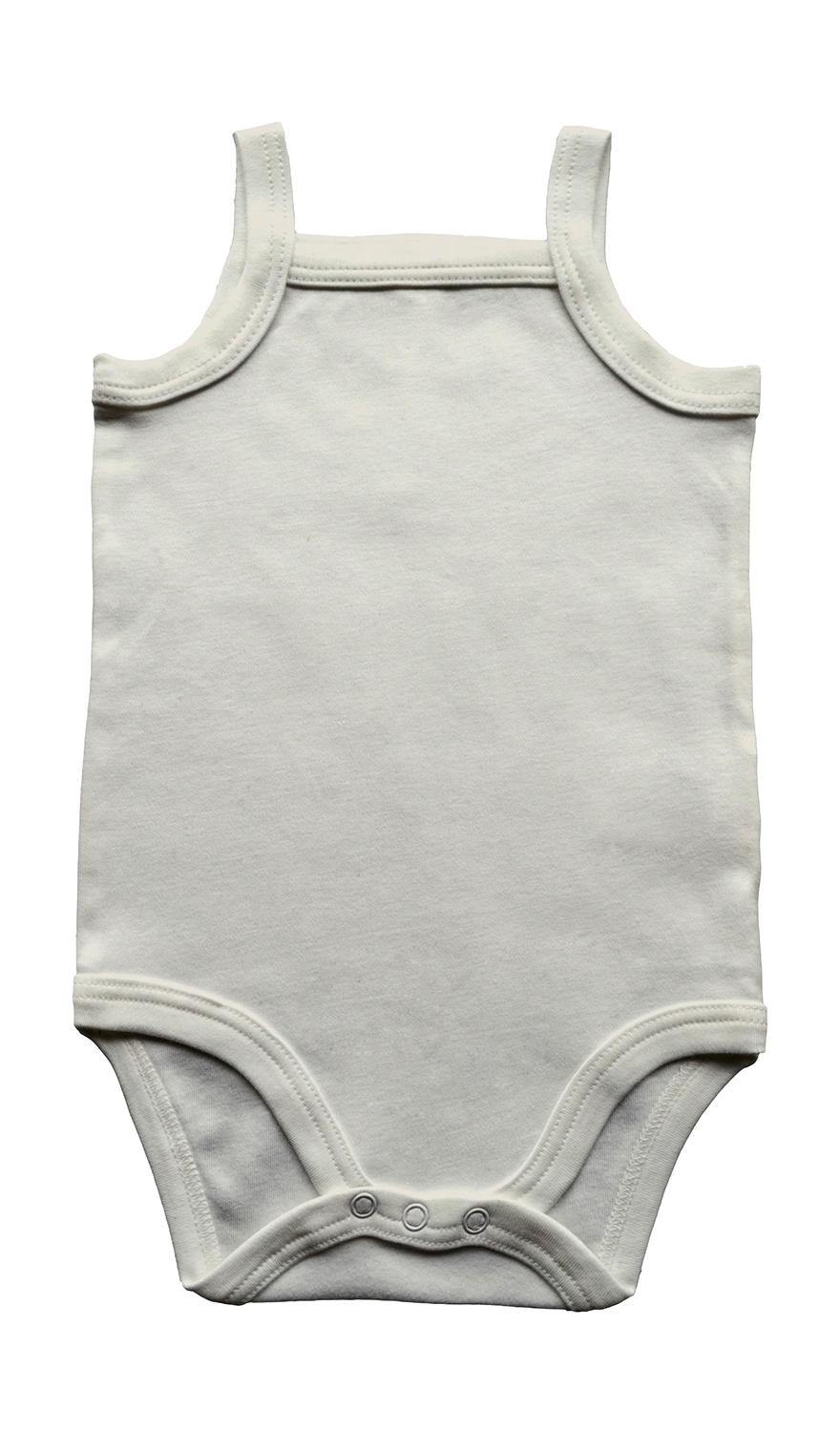 Baby Organic Strap Vest Bodysuit Organic Natural Beige, à personnaliser avec le logo de votre club. Baby Organic Strap Vest Bodysuit Organic Natural Beige
