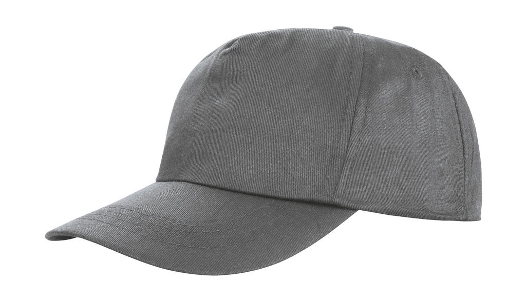 Houston 5-Panel Printers Cap Dove Grey Gris, à personnaliser avec le logo de votre club. Houston 5-Panel Printers Cap Dove Grey Gris