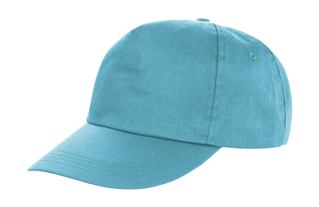 Houston 5-Panel Printers Cap Aqua Bleu, à personnaliser avec le logo de votre club. Houston 5-Panel Printers Cap Aqua Bleu