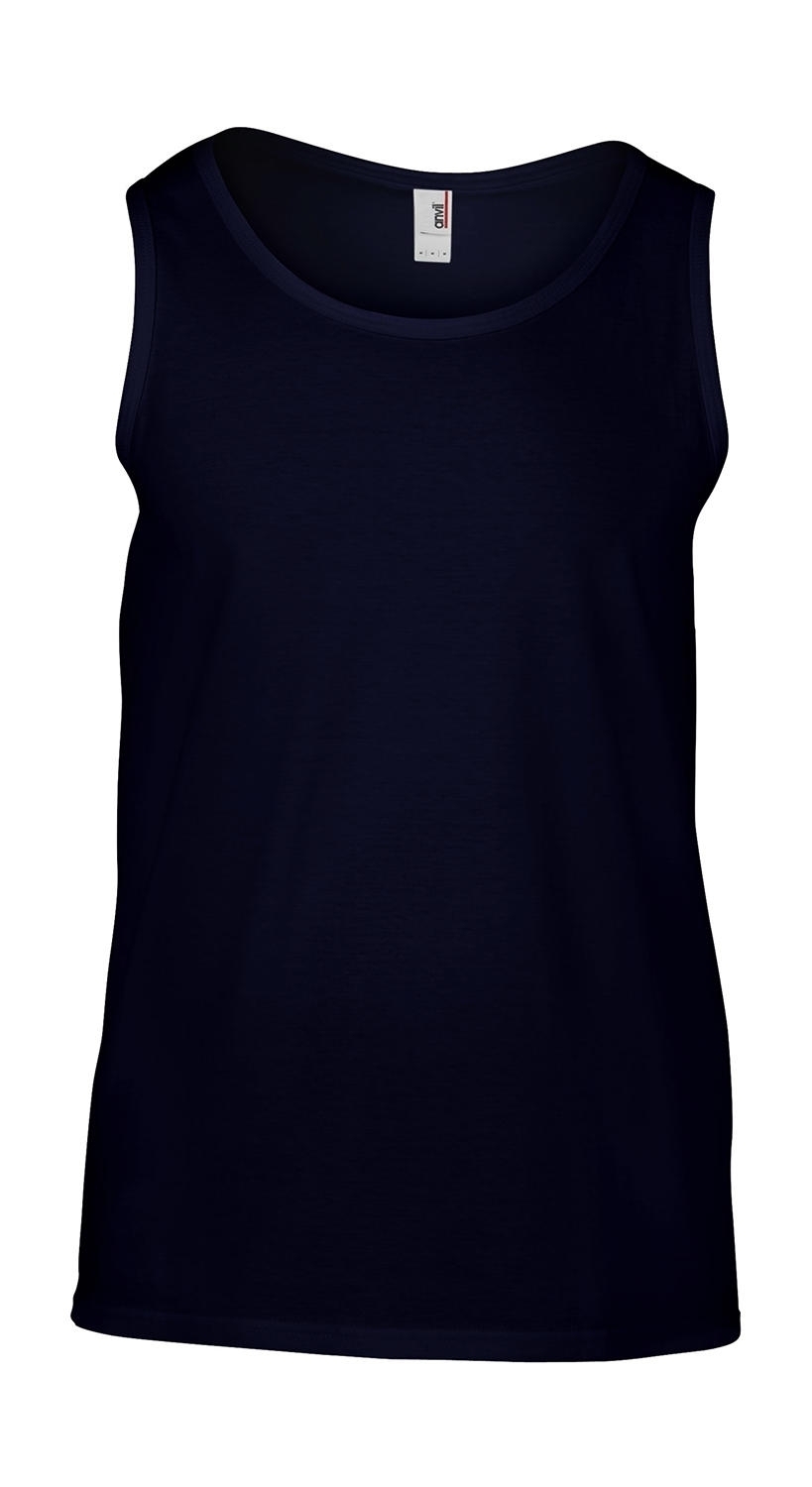 Adult Fashion Basic Tank Navy Bleu, à personnaliser avec le logo de votre club. Adult Fashion Basic Tank Navy Bleu