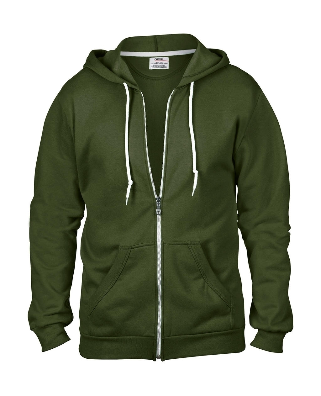 Adult Fashion Full-Zip Hooded Sweat City Green Vert, à personnaliser avec le logo de votre club. Adult Fashion Full-Zip Hooded Sweat City Green Vert