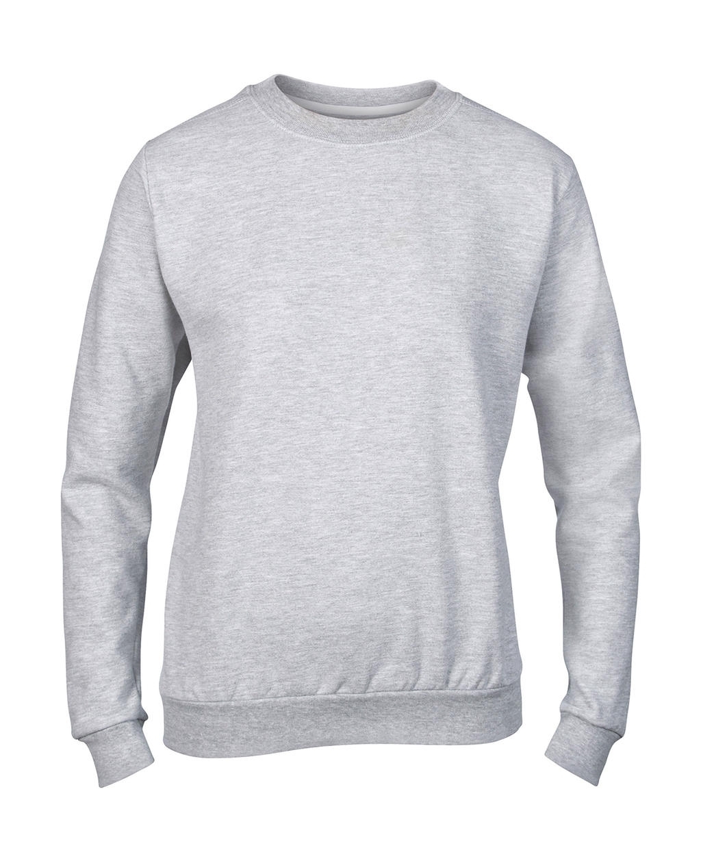 Women`s Fashion Crewneck Sweat Heather Grey Gris, à personnaliser avec le logo de votre club. Women`s Fashion Crewneck Sweat Heather Grey Gris