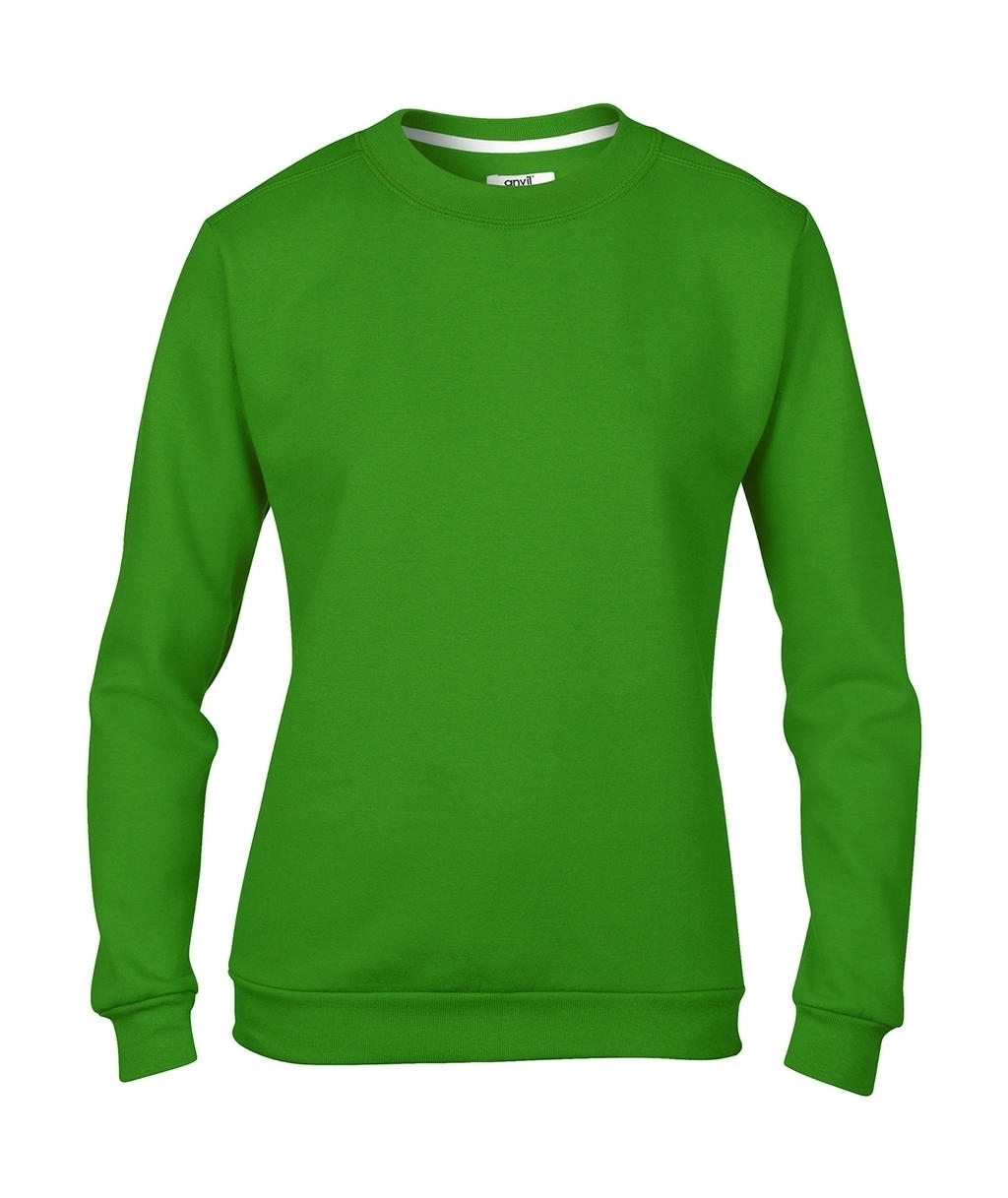 Women`s Fashion Crewneck Sweat Green Apple Vert, à personnaliser avec le logo de votre club. Women`s Fashion Crewneck Sweat Green Apple Vert