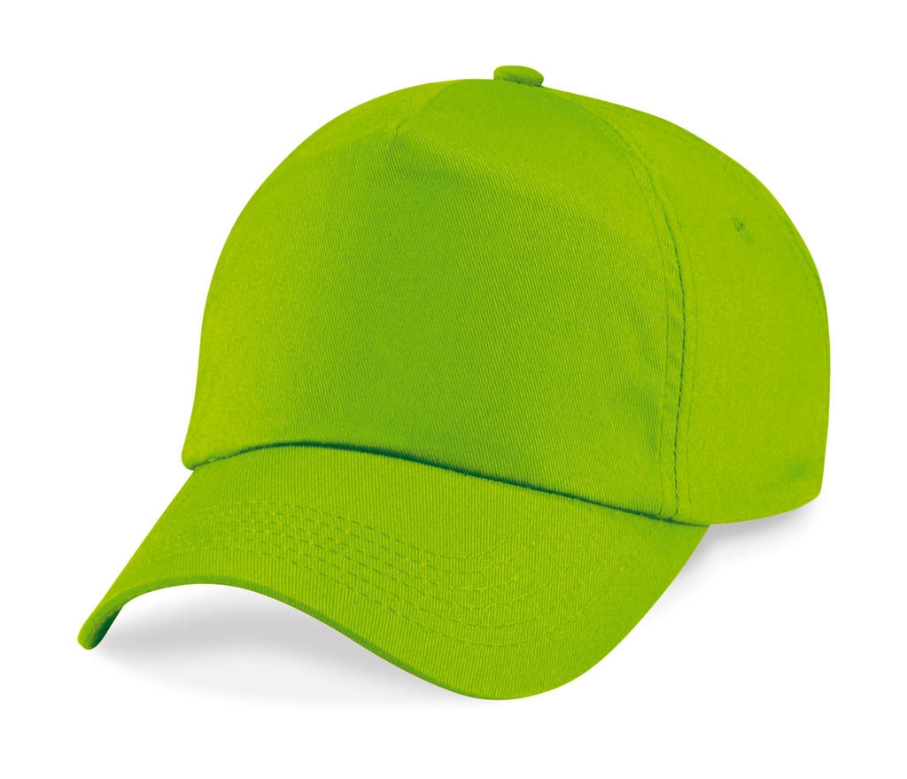 Original 5 Panel Cap Lime Green Vert, à personnaliser avec le logo de votre club. Original 5 Panel Cap Lime Green Vert