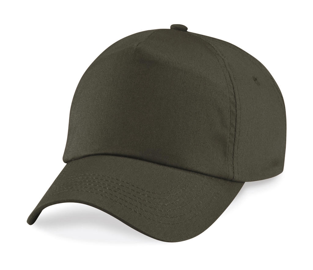 Original 5 Panel Cap Olive Green Vert, à personnaliser avec le logo de votre club. Original 5 Panel Cap Olive Green Vert