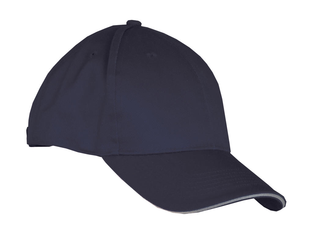 Contrast Sandwich Cap Deep Navy/Grey bleu, à personnaliser avec le logo de votre club. Contrast Sandwich Cap Deep Navy/Grey bleu