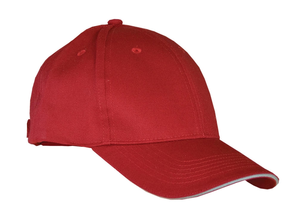 Contrast Sandwich Cap Red/Grey Rouge, à personnaliser avec le logo de votre club. Contrast Sandwich Cap Red/Grey Rouge
