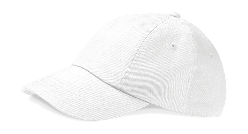 Low Profile Heavy Cotton Drill Cap White Blanc, à personnaliser avec le logo de votre club. Low Profile Heavy Cotton Drill Cap White Blanc