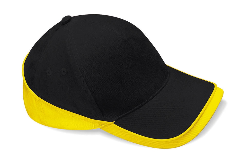 Teamwear Competition Cap Black/Yellow Noir, à personnaliser avec le logo de votre club. Teamwear Competition Cap Black/Yellow Noir