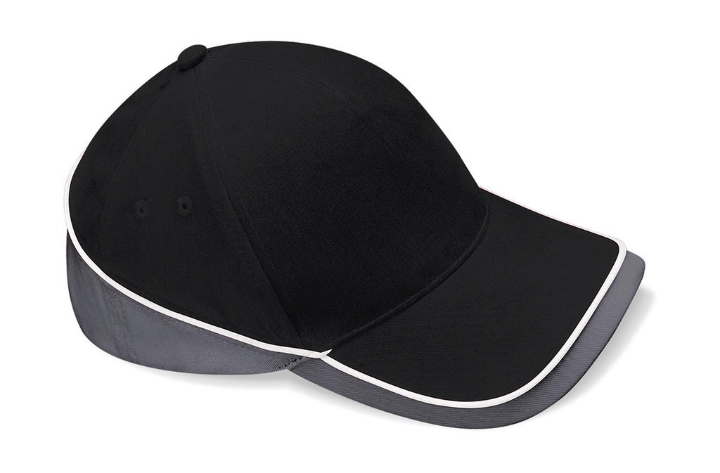 Teamwear Competition Cap Black/Graphite Grey/White Noir, à personnaliser avec le logo de votre club. Teamwear Competition Cap Black/Graphite Grey/White Noir