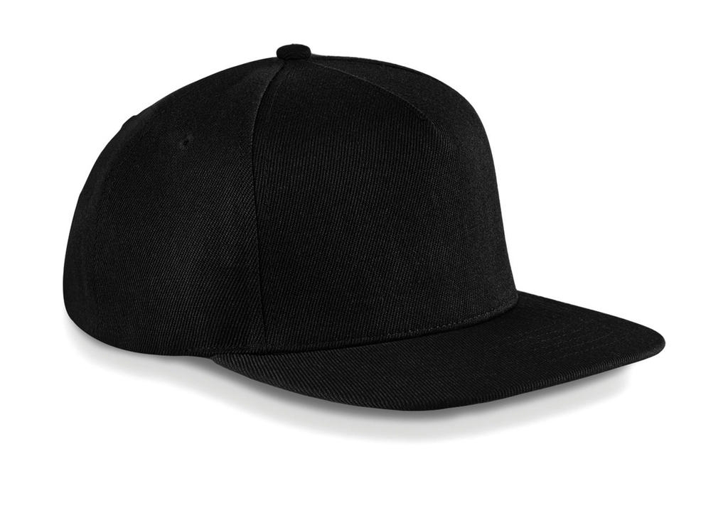 Original Flat Peak Snapback Black/Black Noir, à personnaliser avec le logo de votre club. Original Flat Peak Snapback Black/Black Noir