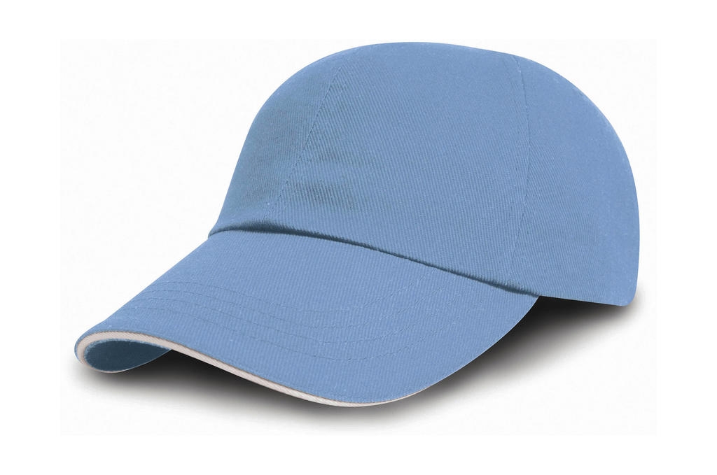 Brushed Cotton Drill Cap Laser Blue/White Bleu, à personnaliser avec le logo de votre club. Brushed Cotton Drill Cap Laser Blue/White Bleu