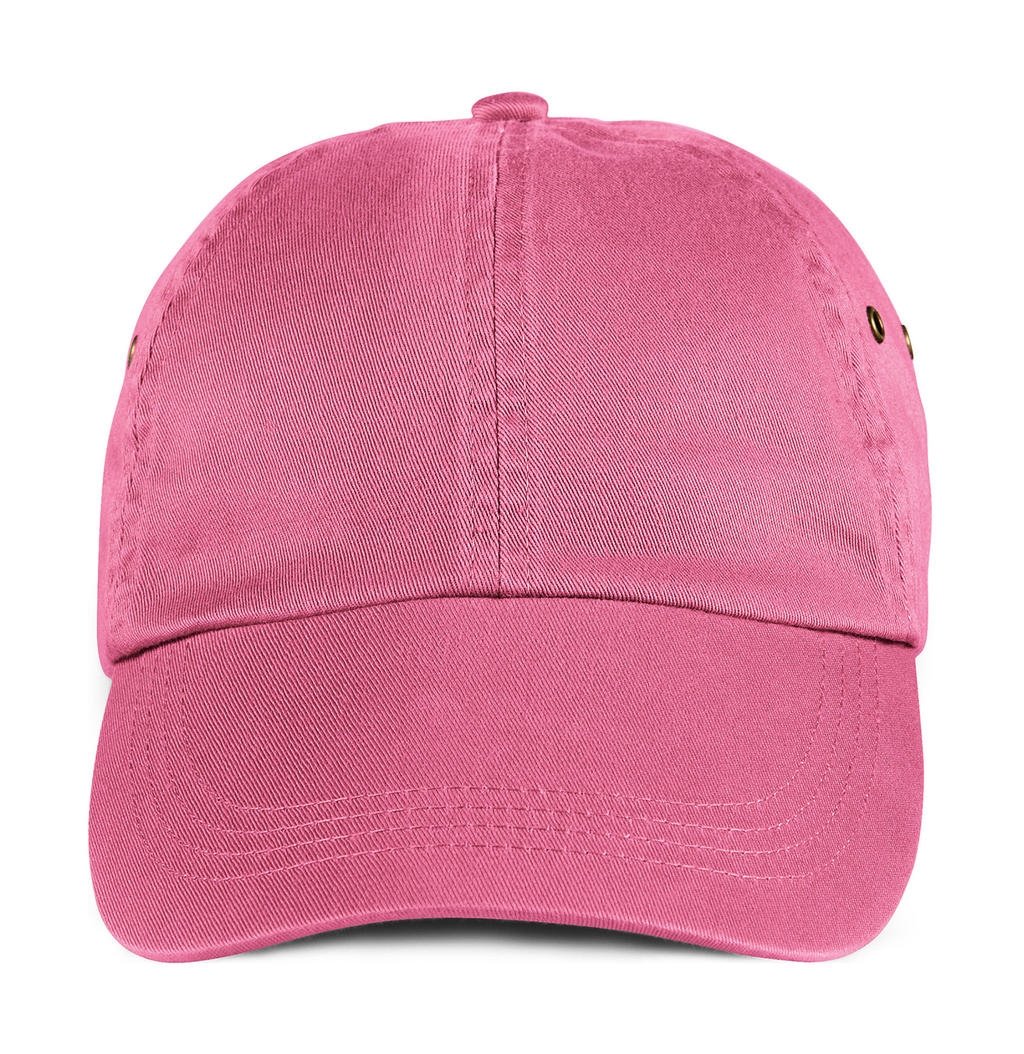 Solid Low-Profile Twill Cap Charity Pink Rose, à personnaliser avec le logo de votre club. Solid Low-Profile Twill Cap Charity Pink Rose