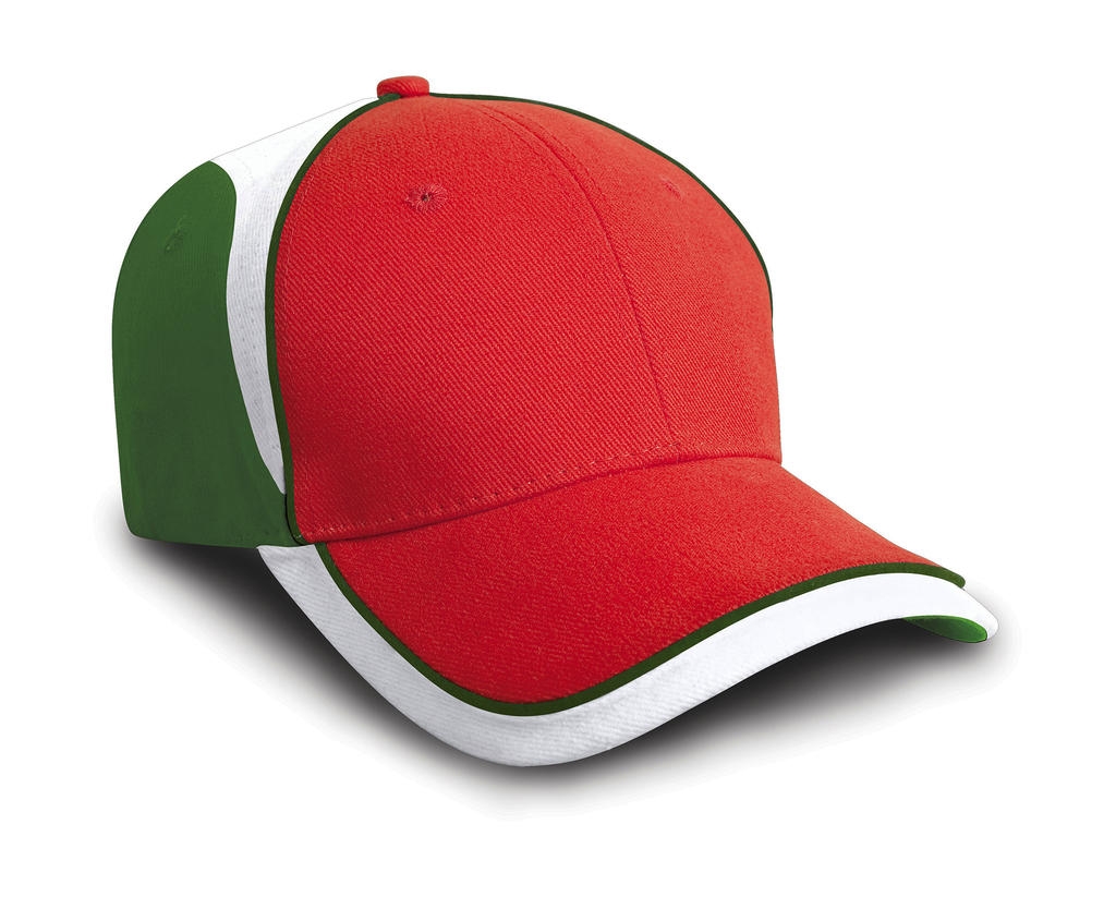 National Cap Italy Vert, à personnaliser avec le logo de votre club. National Cap Italy Vert