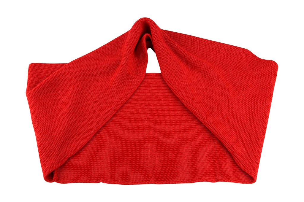 Snood Scarf Red Rouge, à personnaliser avec le logo de votre club. Snood Scarf Red Rouge