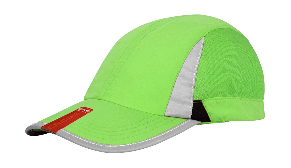 Spiro Sport Cap Lime/Black Vert, à personnaliser avec le logo de votre club. Spiro Sport Cap Lime/Black Vert