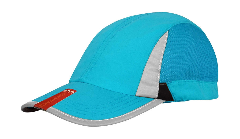 Spiro Sport Cap Aqua/Black Bleu, à personnaliser avec le logo de votre club. Spiro Sport Cap Aqua/Black Bleu