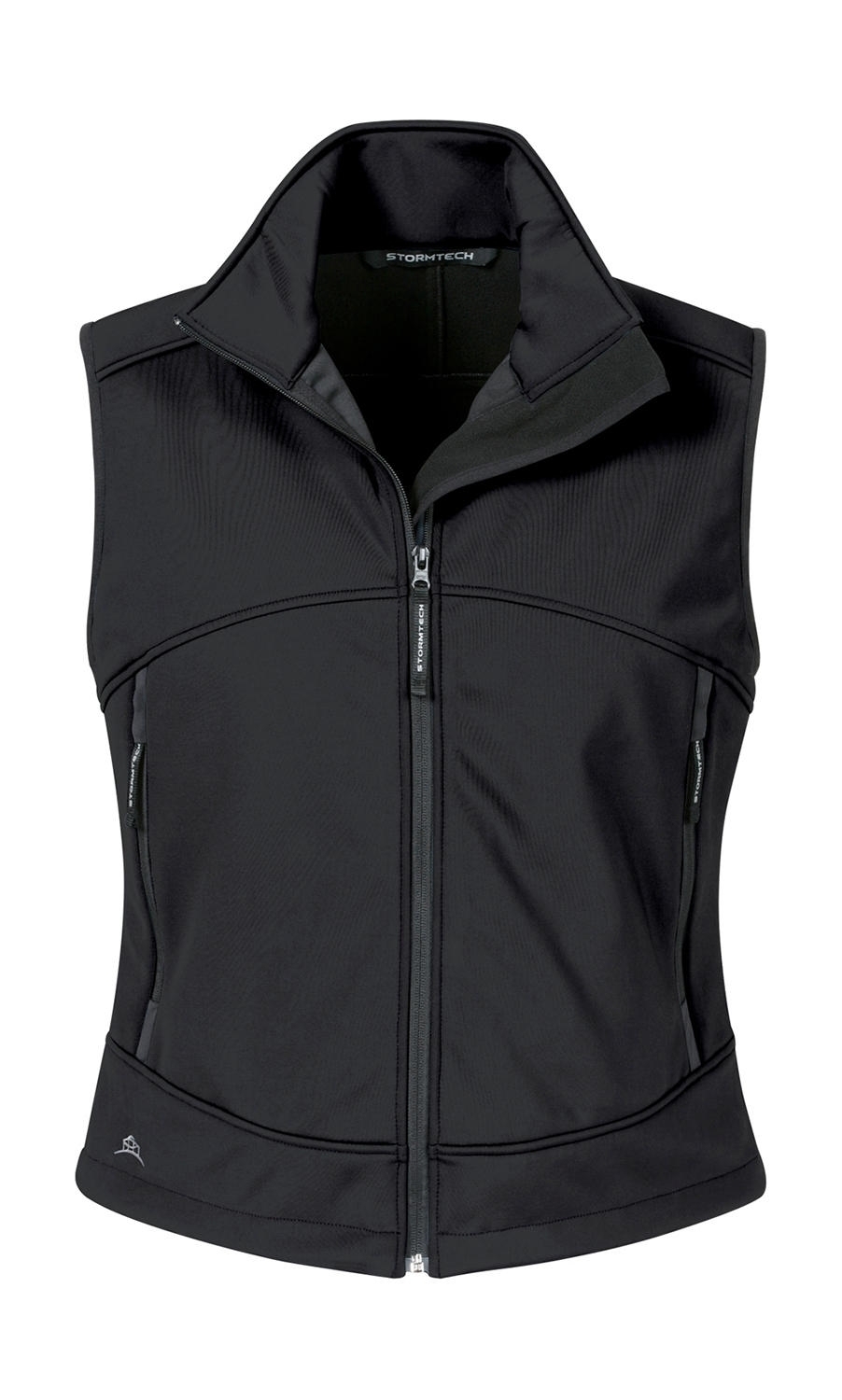Ladies Cirrus H2X Bonded Vest Black Noir, à personnaliser avec le logo de votre club. Ladies Cirrus H2X Bonded Vest Black Noir