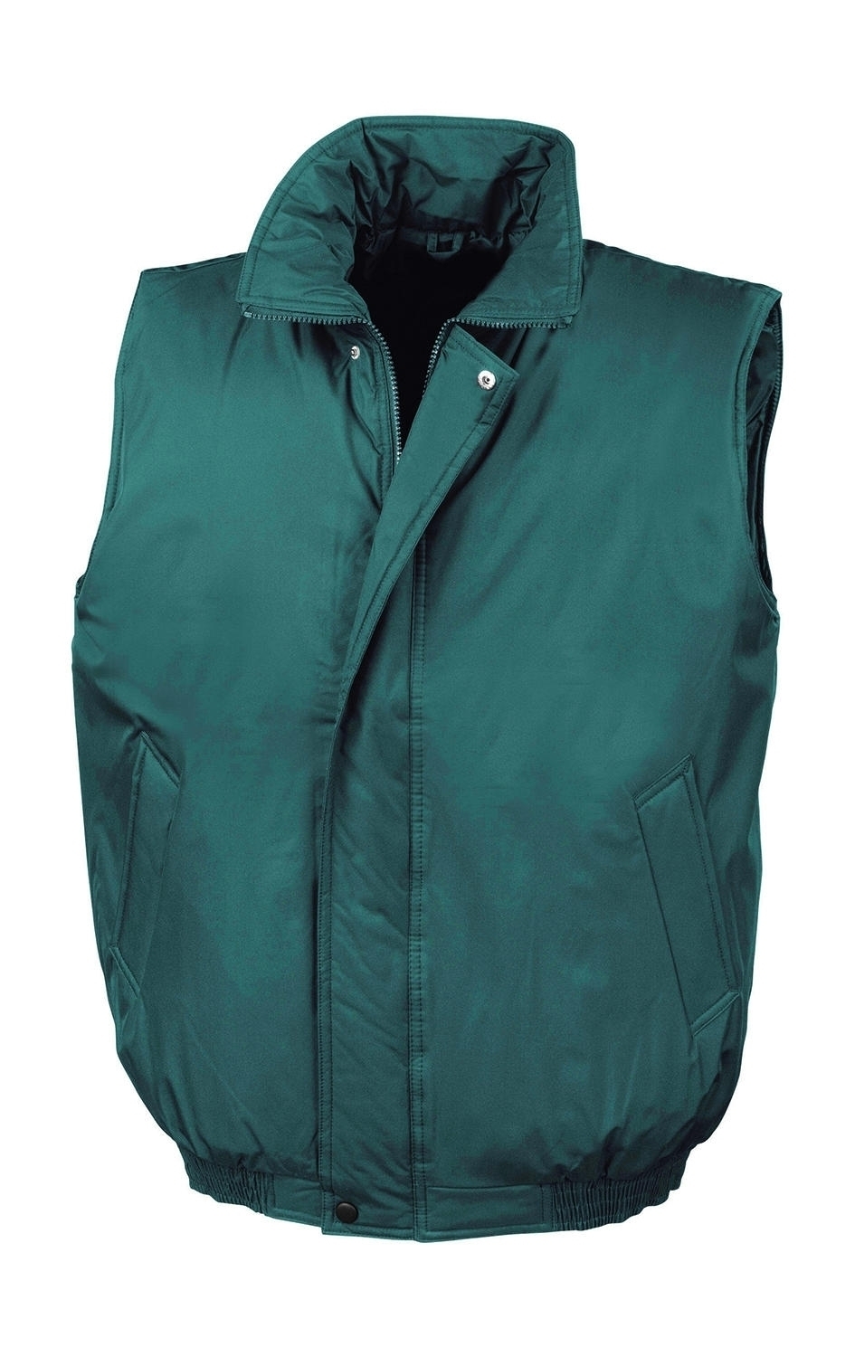 Padded Bodywarmer Bottle Green Vert, à personnaliser avec le logo de votre club. Padded Bodywarmer Bottle Green Vert