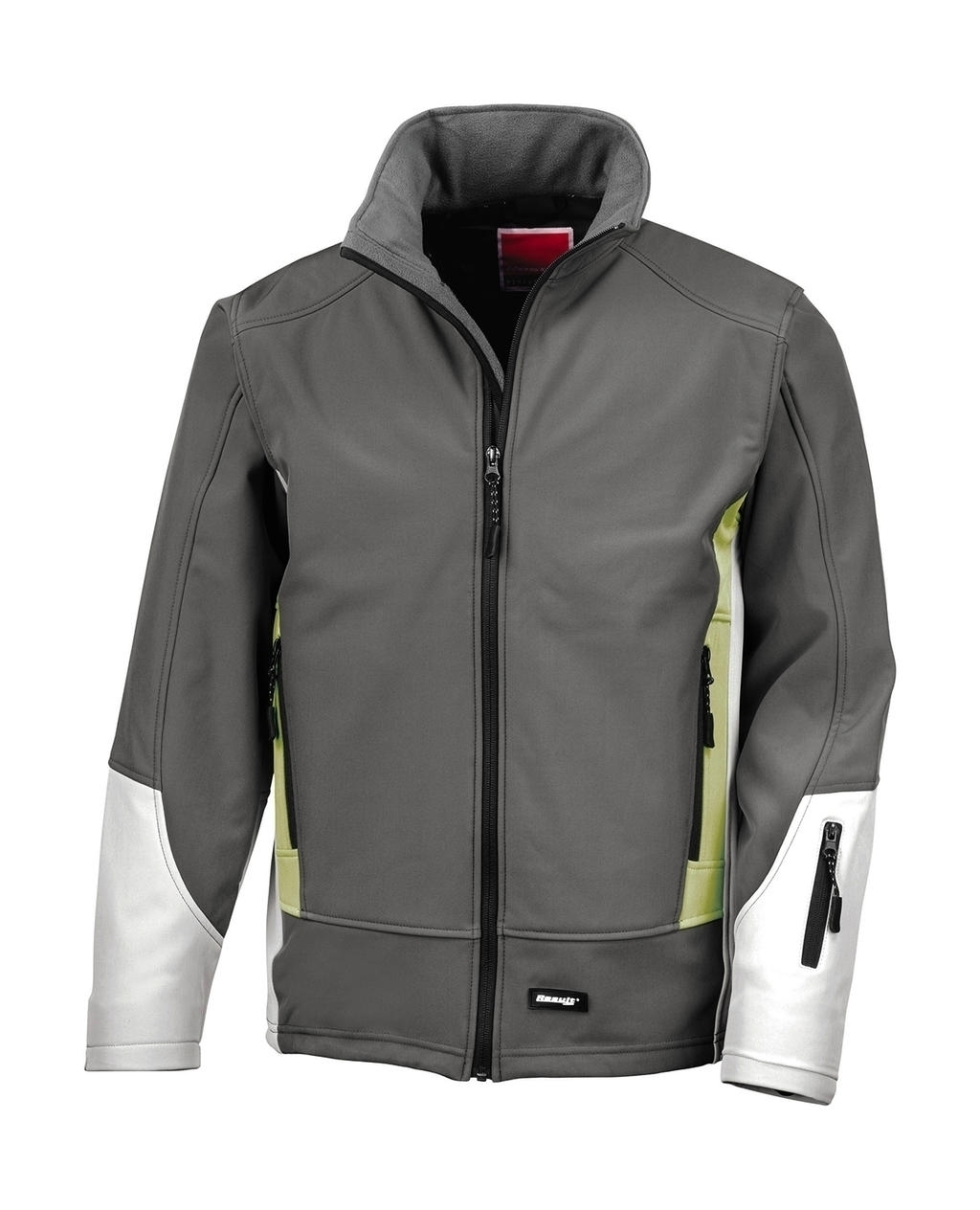Blade Soft Shell Jacket Charcoal/Pampas/Pale Grey Gris, à personnaliser avec le logo de votre club. Blade Soft Shell Jacket Charcoal/Pampas/Pale Grey Gris