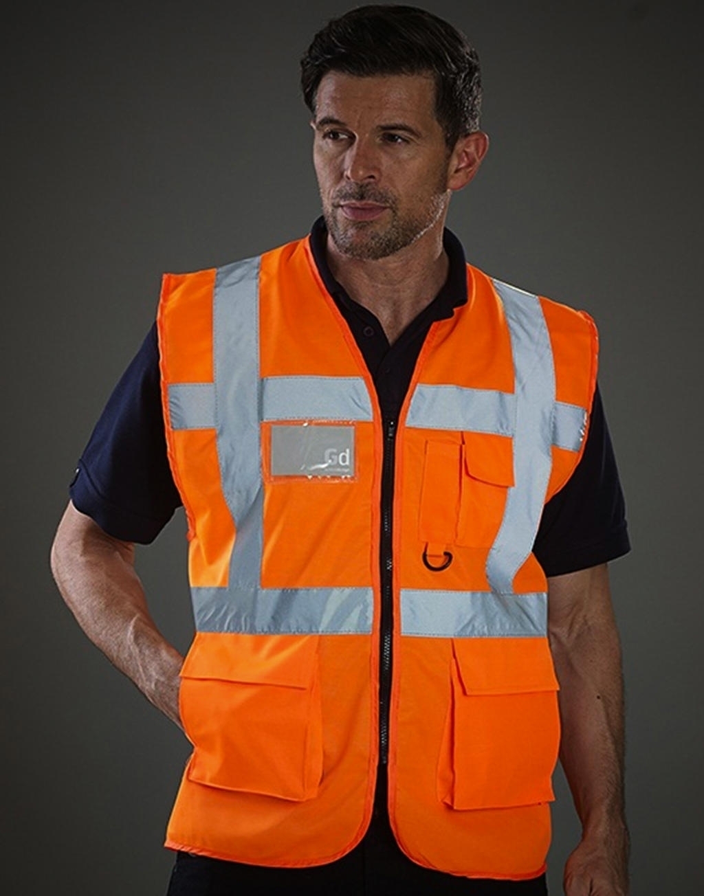 Hi Vis Executive Waistcoat Hi-Vis Orange Orange, à personnaliser avec le logo de votre club. Hi Vis Executive Waistcoat Hi-Vis Orange Orange