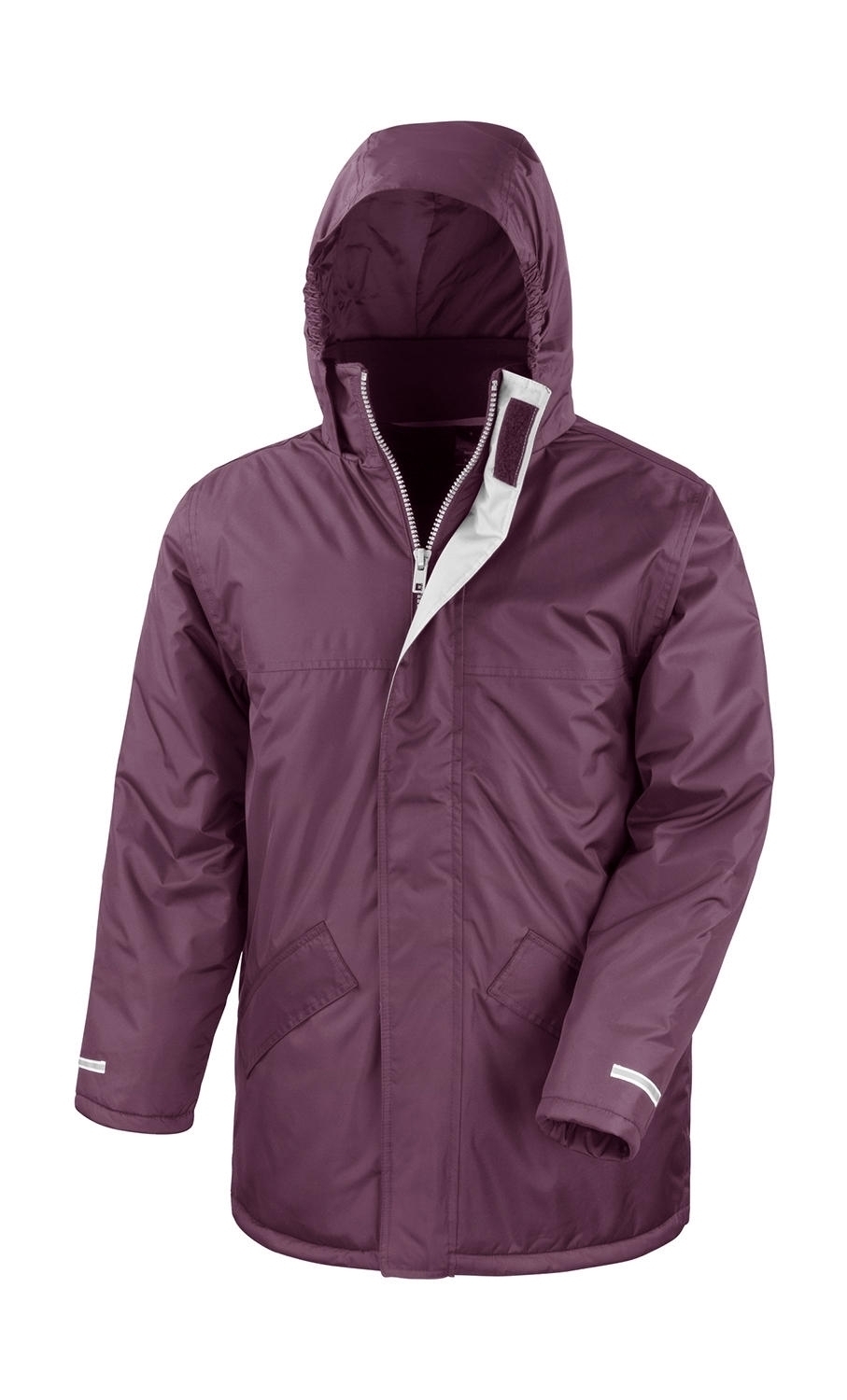 Winter Parka Burgundy Bordeaux, à personnaliser avec le logo de votre club. Winter Parka Burgundy Bordeaux