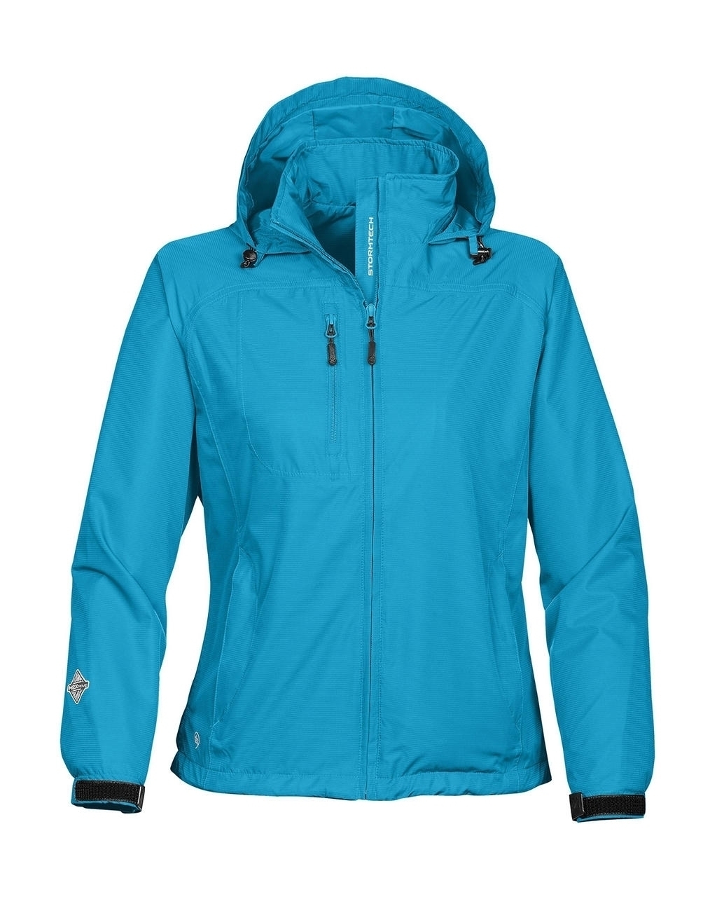 Ladies` Stratus Light Shell Jacket Sky Bleu, à personnaliser avec le logo de votre club. Ladies` Stratus Light Shell Jacket Sky Bleu
