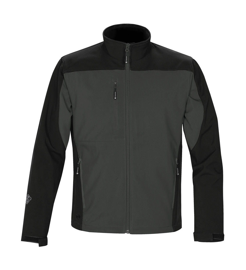 Edge Softshell Graphite/Black Gris, à personnaliser avec le logo de votre club. Edge Softshell Graphite/Black Gris