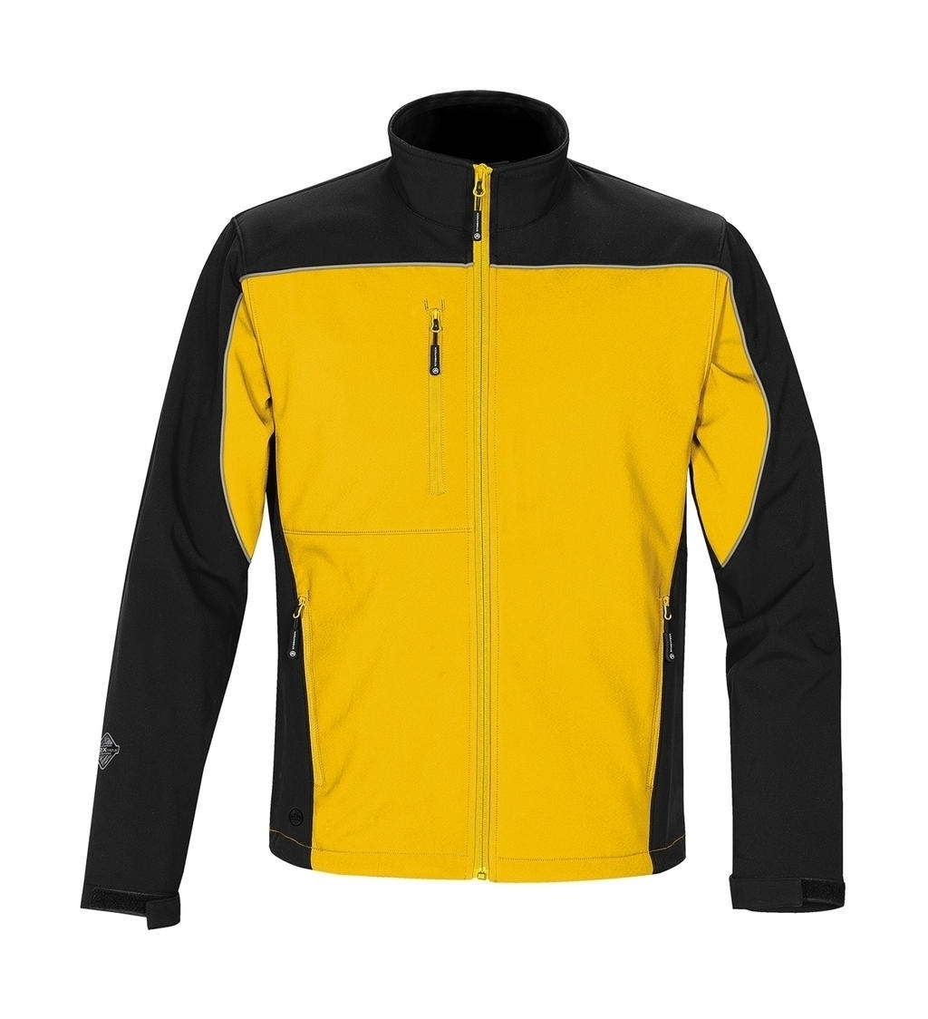 Edge Softshell Cyber Yellow/Black Jaune, à personnaliser avec le logo de votre club. Edge Softshell Cyber Yellow/Black Jaune