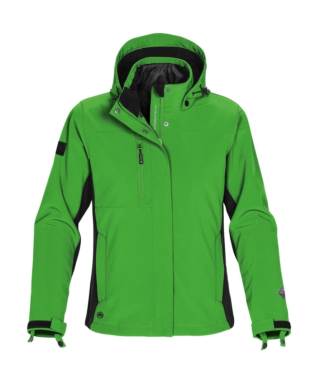 Ladies` Atmosphere 3-in-1 Jacket Treetop Green/Black Vert, à personnaliser avec le logo de votre club. Ladies` Atmosphere 3-in-1 Jacket Treetop Green/Black Vert