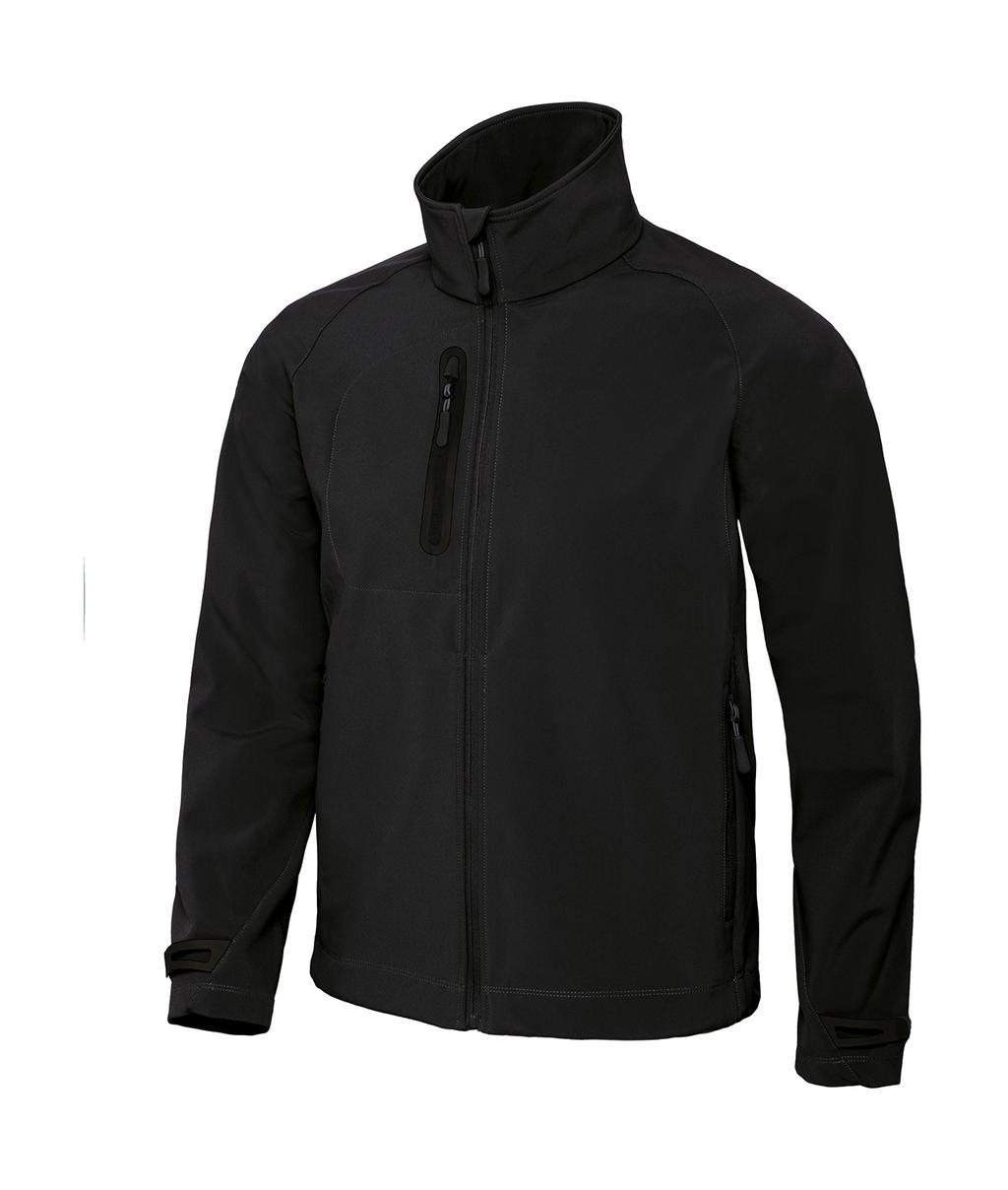Men Technical Softshell Jacket - JM951 Black Noir, à personnaliser avec le logo de votre club. Men Technical Softshell Jacket - JM951 Black Noir