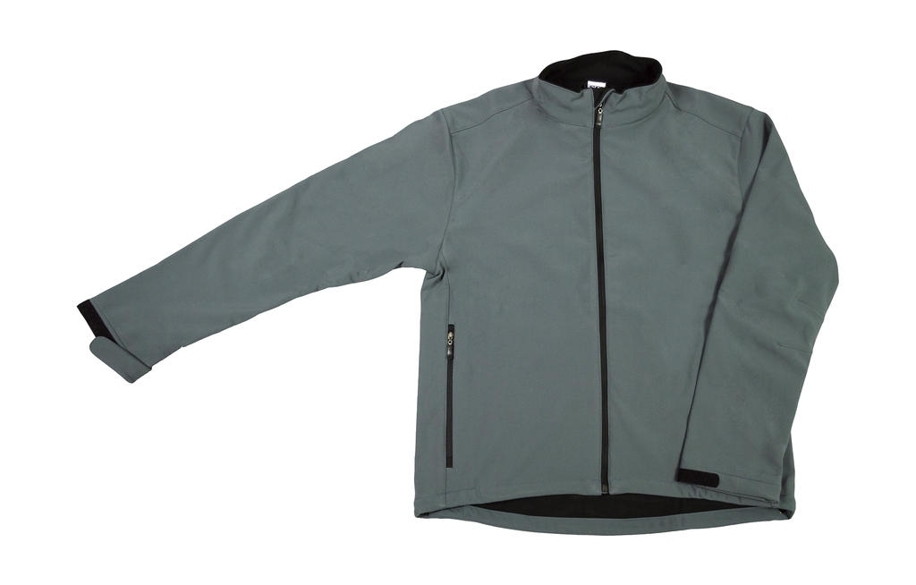 Softshell Men Grey Gris, à personnaliser avec le logo de votre club. Softshell Men Grey Gris