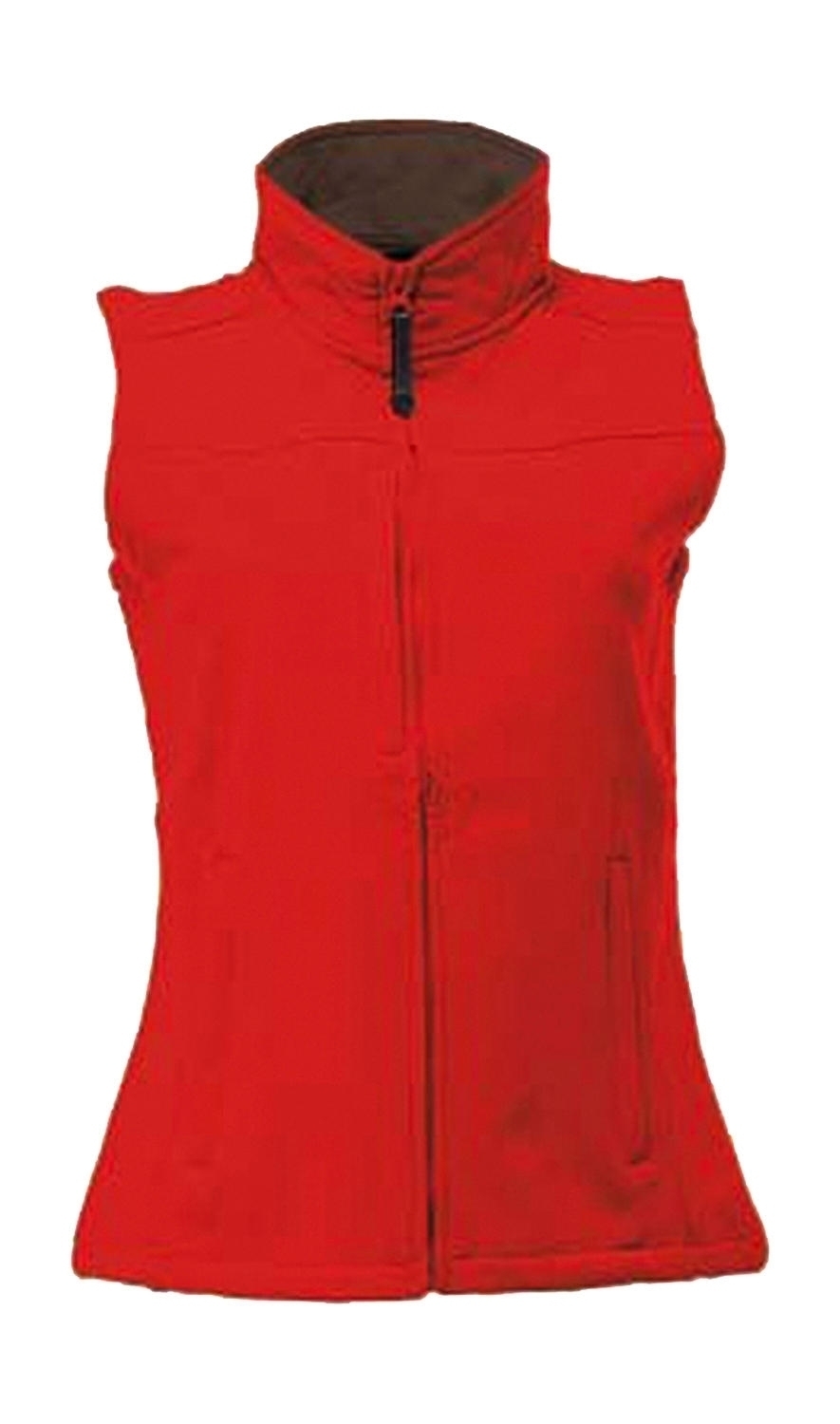 Ladies` Flux Softshell Bodywarmer Classic Red Rouge, Ã personnaliser avec le logo de votre club. Ladies` Flux Softshell Bodywarmer Classic Red Rouge