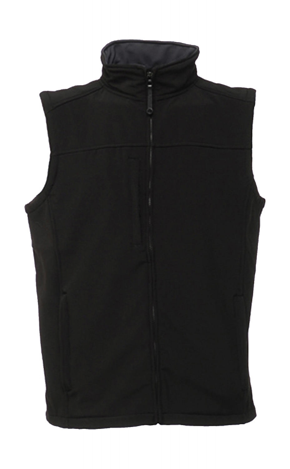 Flux Softshell Bodywarmer Black/Seal Grey Noir, à personnaliser avec le logo de votre club. Flux Softshell Bodywarmer Black/Seal Grey Noir