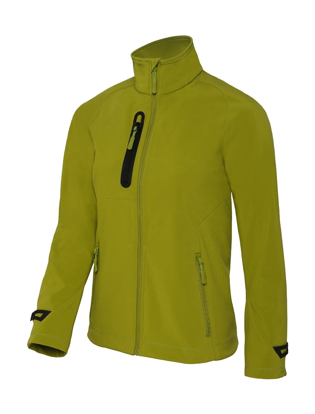 Ladies Technical Softshell - JW938 Green Moss Vert, à personnaliser avec le logo de votre club. Ladies Technical Softshell - JW938 Green Moss Vert