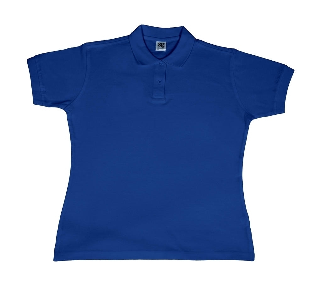 Polo Coton Femme SG50 Royal Blue Bleu, à personnaliser avec le logo de votre club. Polo Coton Femme SG50 Royal Blue Bleu