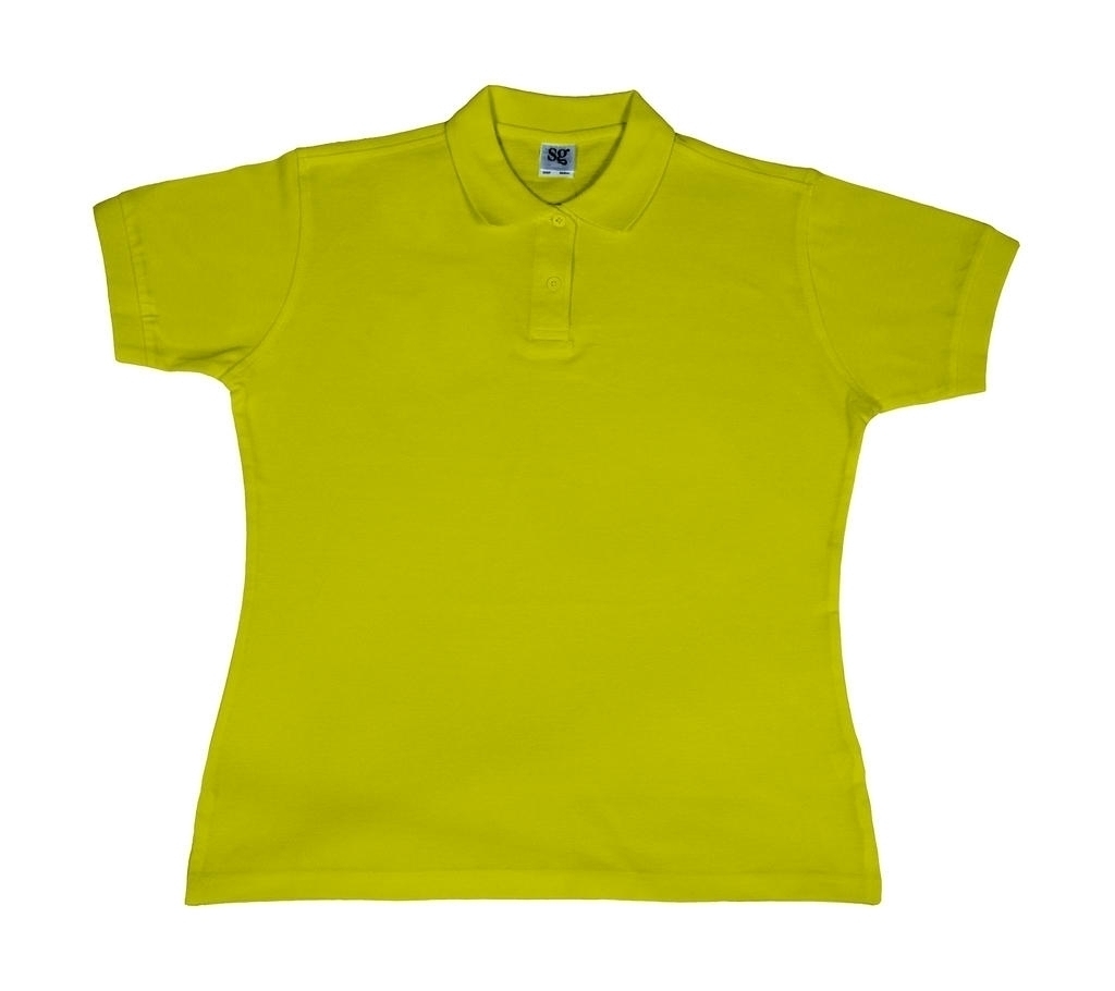 Polo Coton Femme SG50 Lime Vert, à personnaliser avec le logo de votre club. Polo Coton Femme SG50 Lime Vert