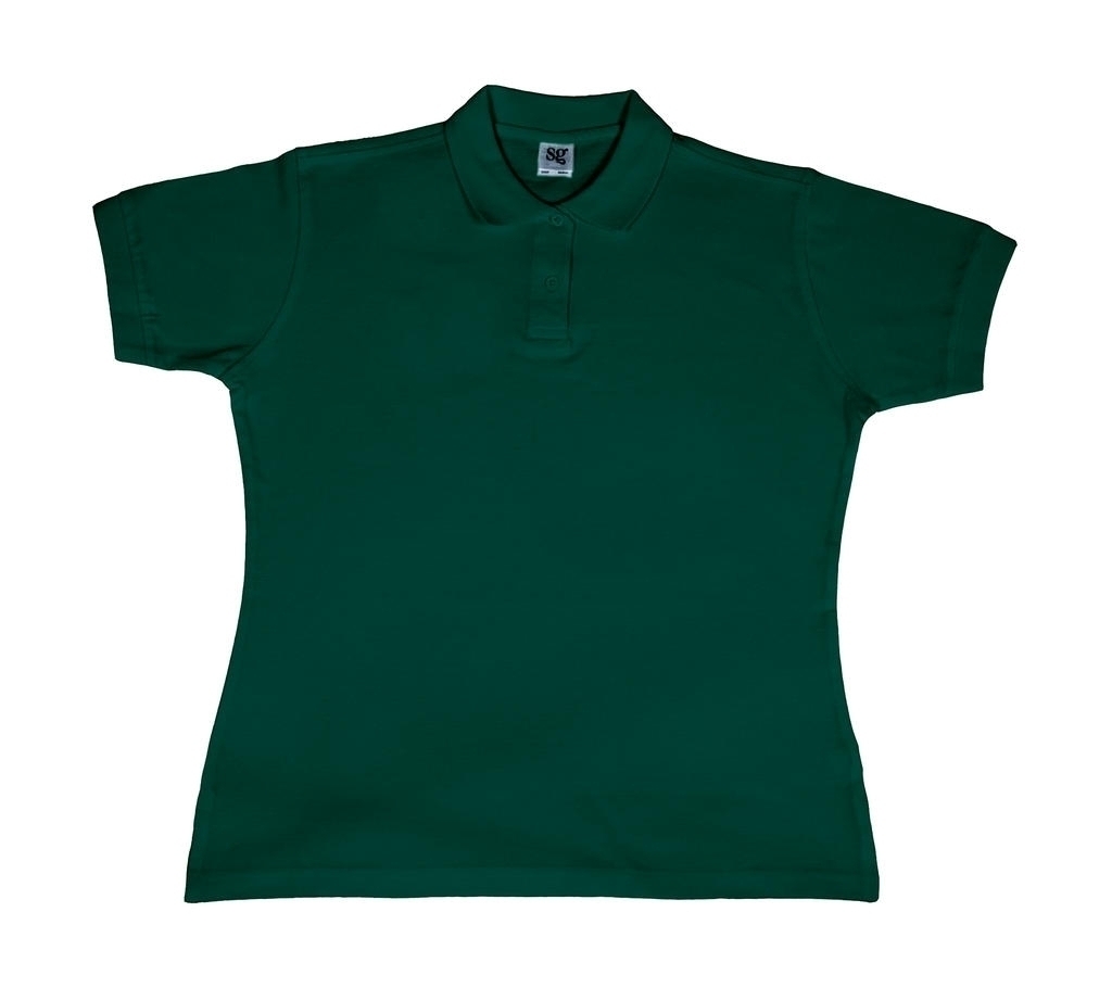 Polo Coton Femme SG50 Bottle Green Vert, à personnaliser avec le logo de votre club. Polo Coton Femme SG50 Bottle Green Vert