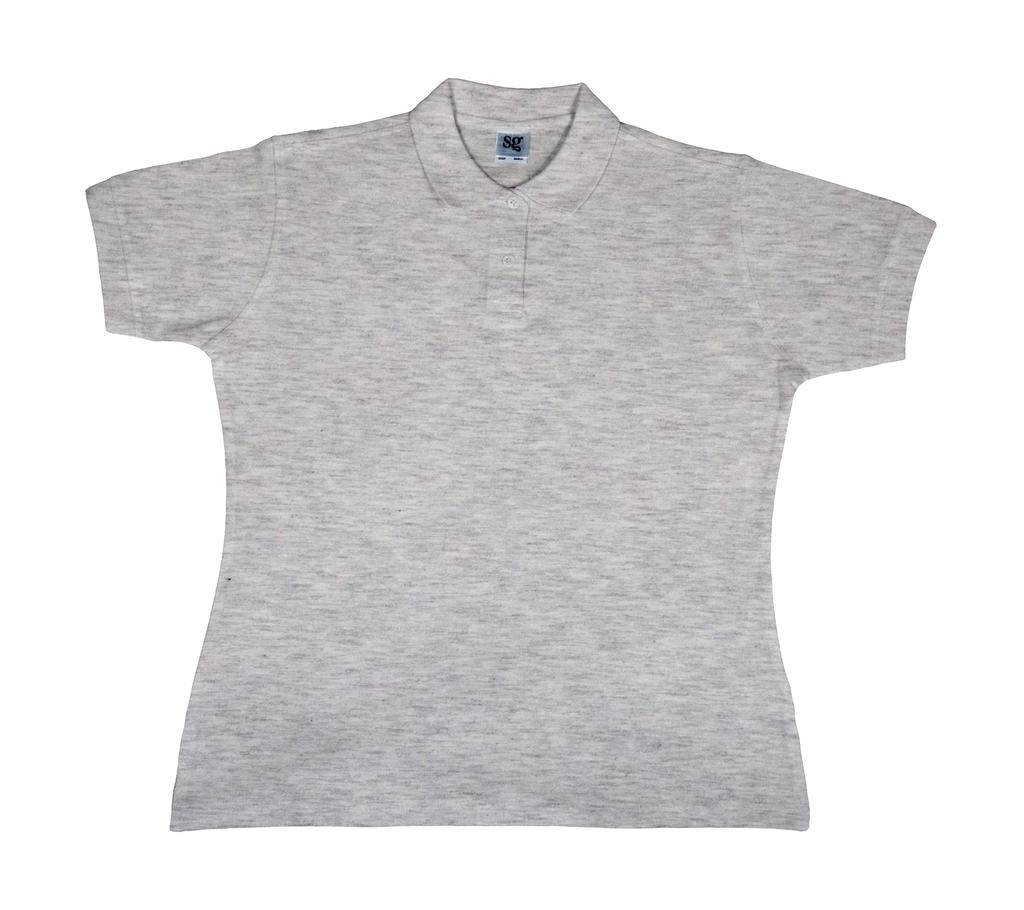 Polo Coton Femme SG50 Birch Gris, à personnaliser avec le logo de votre club. Polo Coton Femme SG50 Birch Gris
