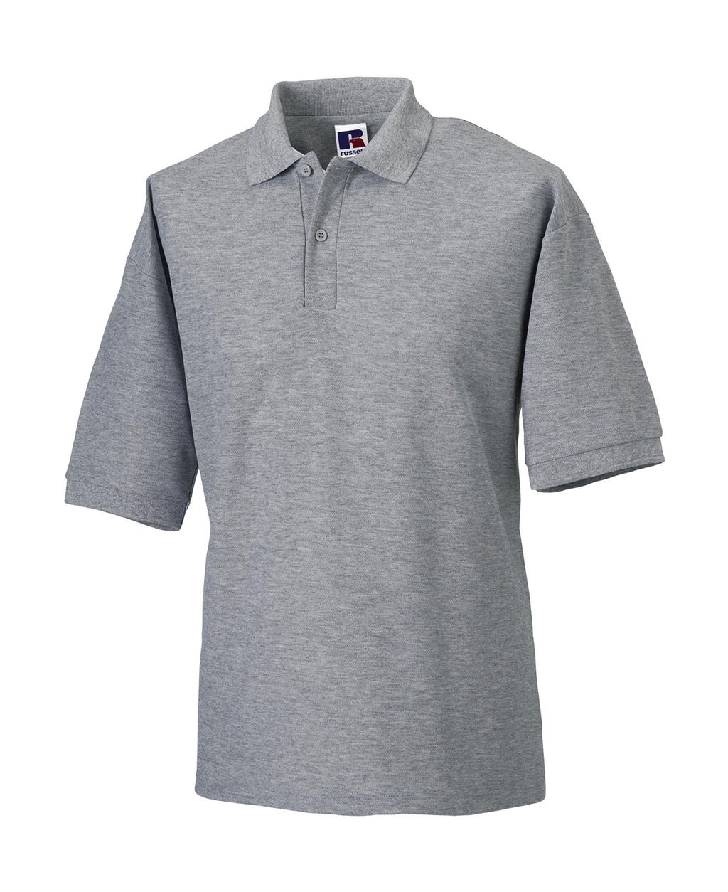 Polo Piqué Poly/Coton Classique Homme Light Oxford Gris, à personnaliser avec le logo de votre club. Polo Piqué Poly/Coton Classique Homme Light Oxford Gris