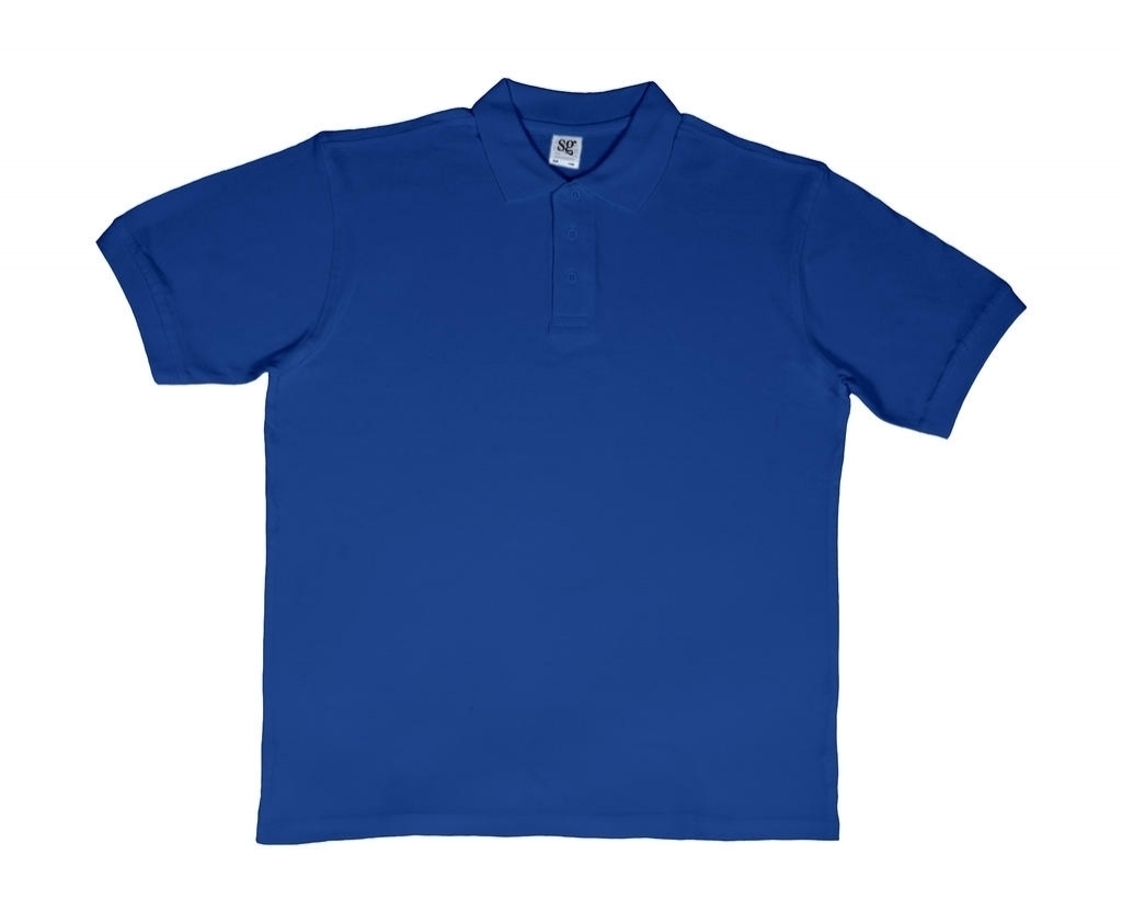 Polo Coton SG50 Royal Blue Bleu, à personnaliser avec le logo de votre club. Polo Coton SG50 Royal Blue Bleu