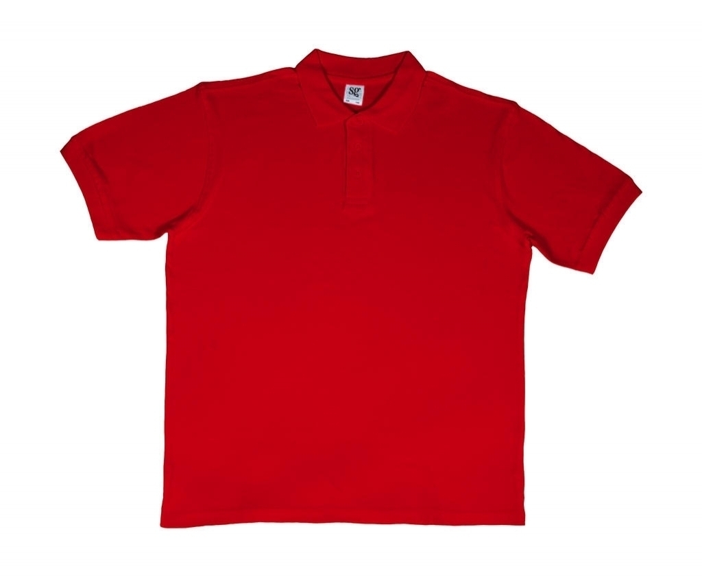 Polo Coton SG50 Red Rouge, à personnaliser avec le logo de votre club. Polo Coton SG50 Red Rouge