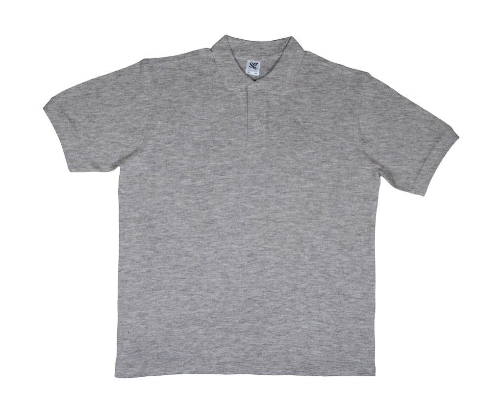 Polo Coton SG50 Light Oxford Gris, à personnaliser avec le logo de votre club. Polo Coton SG50 Light Oxford Gris