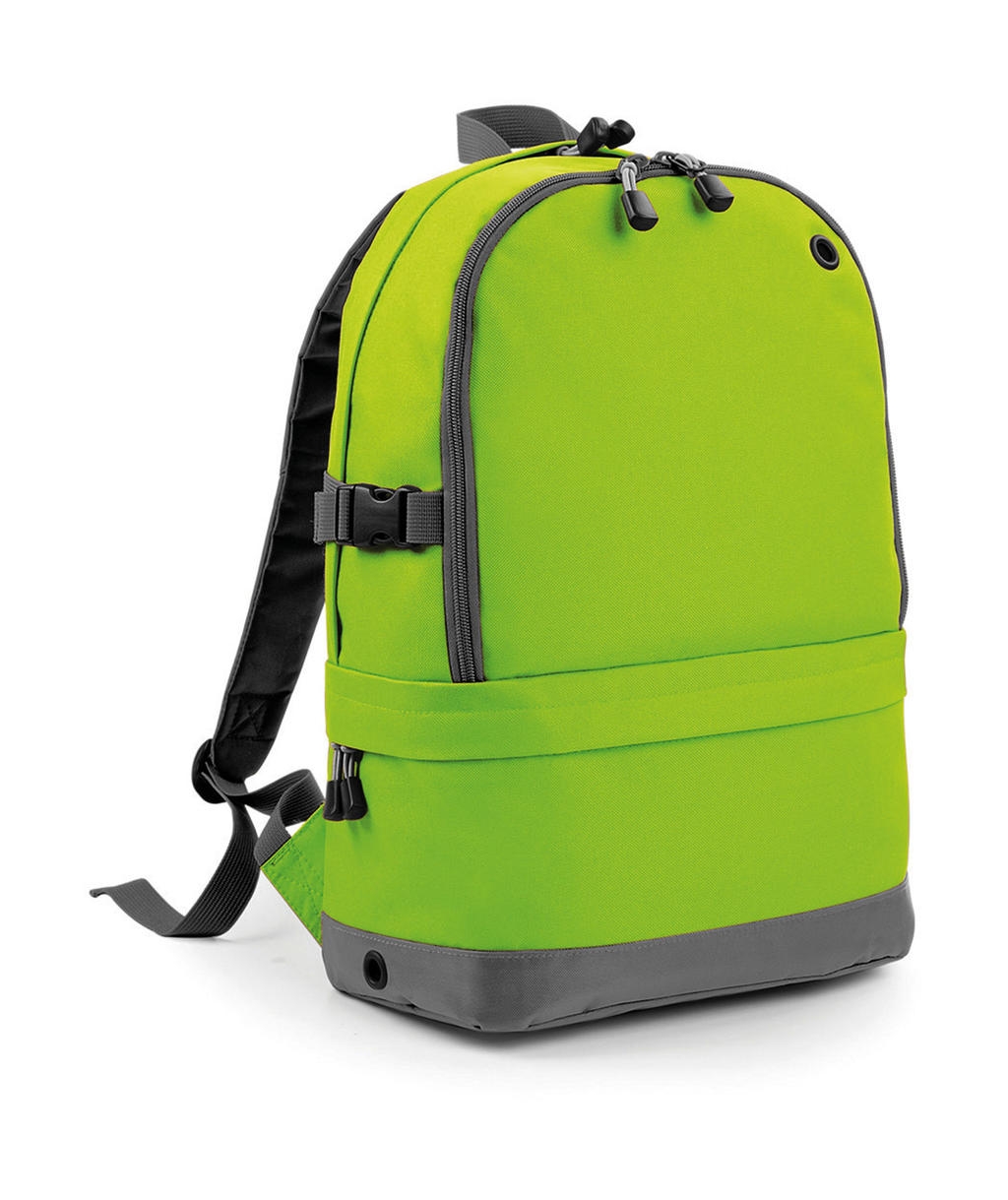 Athleisure Pro Backpack Lime Green Vert, à personnaliser avec le logo de votre club. Athleisure Pro Backpack Lime Green Vert