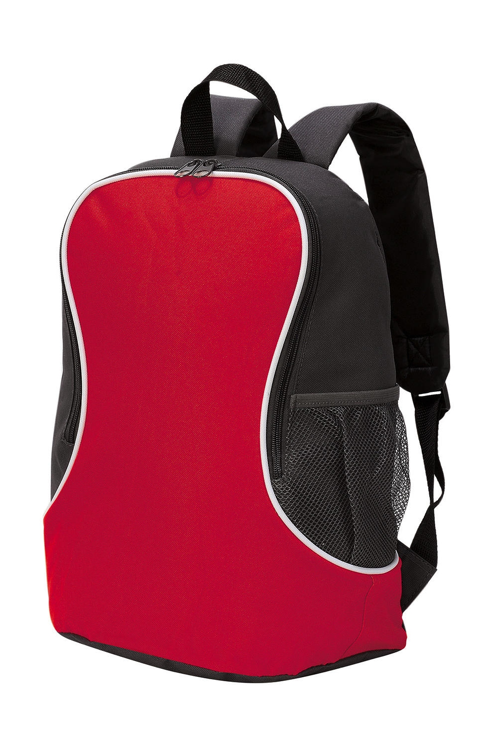 Basic Backpack Red/Black Rouge, à personnaliser avec le logo de votre club. Basic Backpack Red/Black Rouge