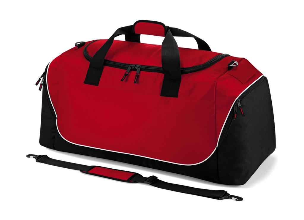 Jumbo Kit Bag Classic Red/Black/White Rouge, à personnaliser avec le logo de votre club. Jumbo Kit Bag Classic Red/Black/White Rouge