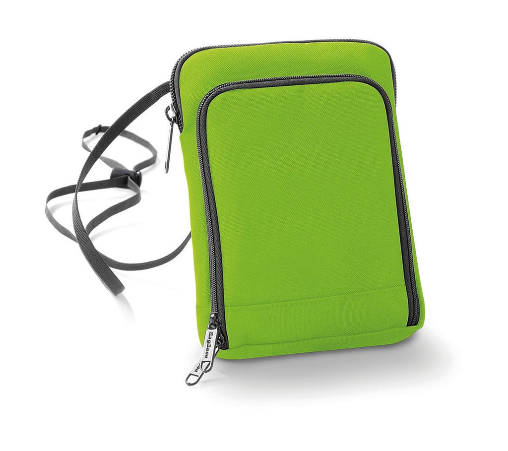 Travel Wallet Lime Green/Graphite Vert, Ã personnaliser avec le logo de votre club. Travel Wallet Lime Green/Graphite Vert